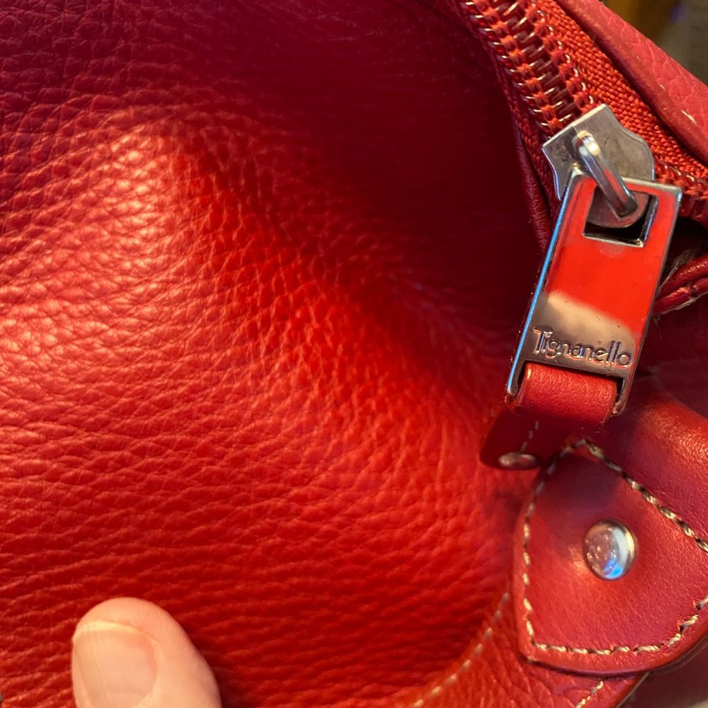 Tignanello Red Purse - Picture 5 of 16